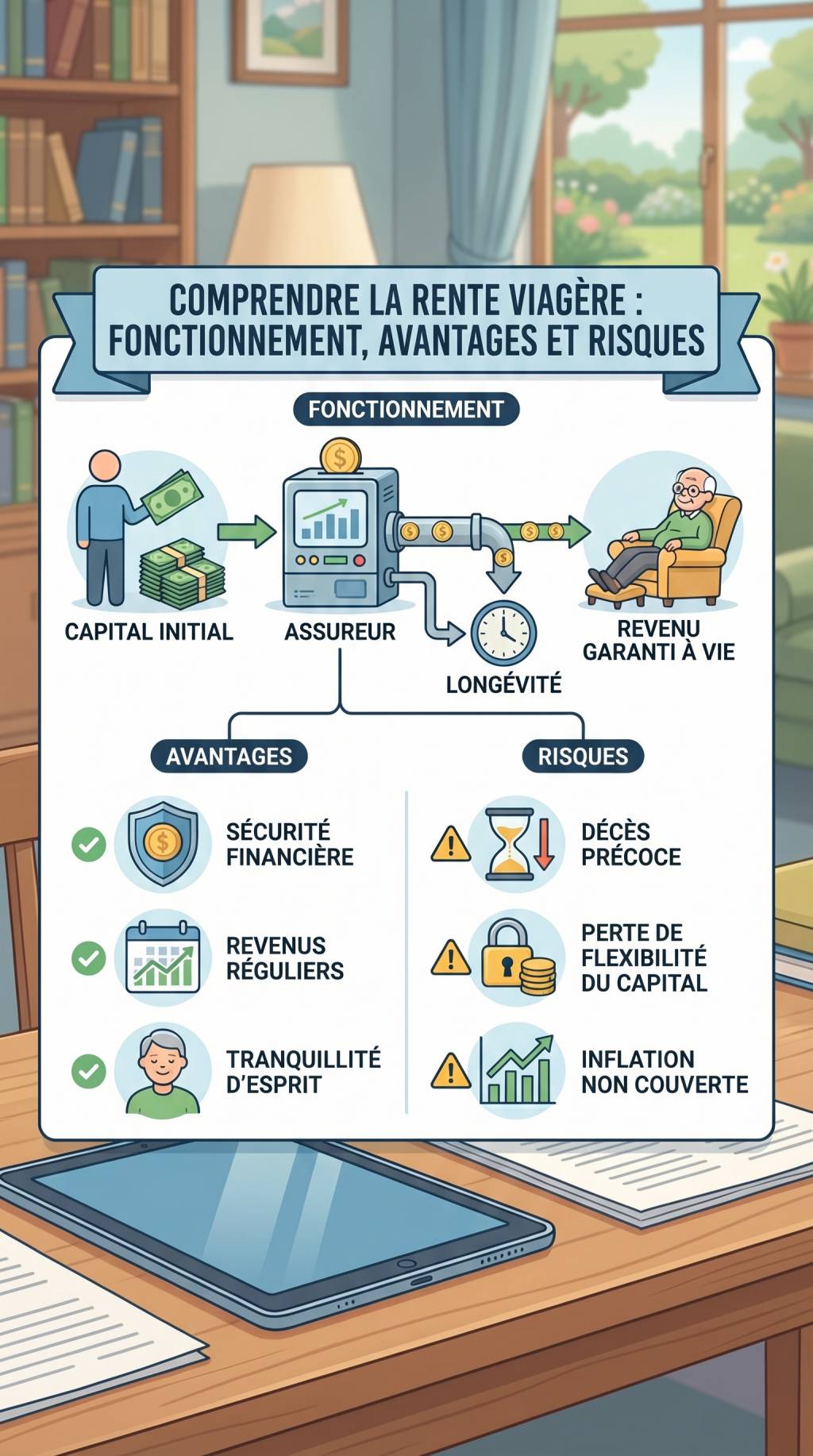Comprendre le viager : fonctionnement, avantages et risques
