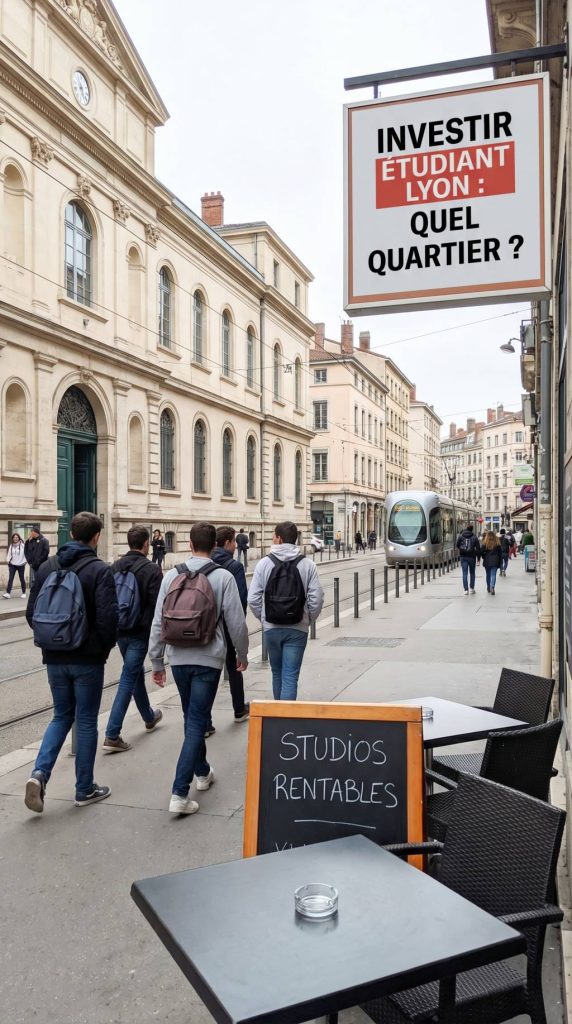 Quels sont les quartiers ou investir à Lyon pour un studio étudiant ?